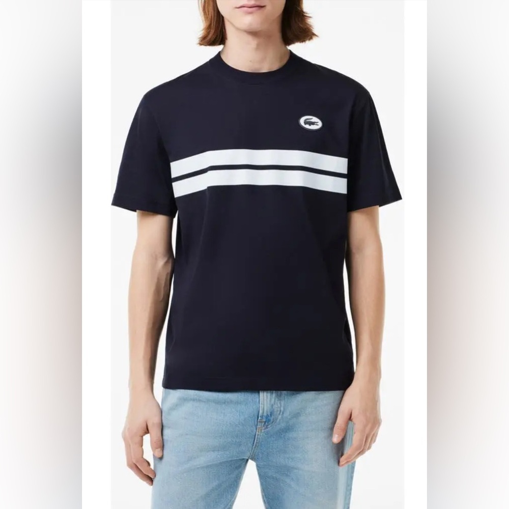 LACOSTE 🐊 Paris Classic Fit Graphic T-Shirt